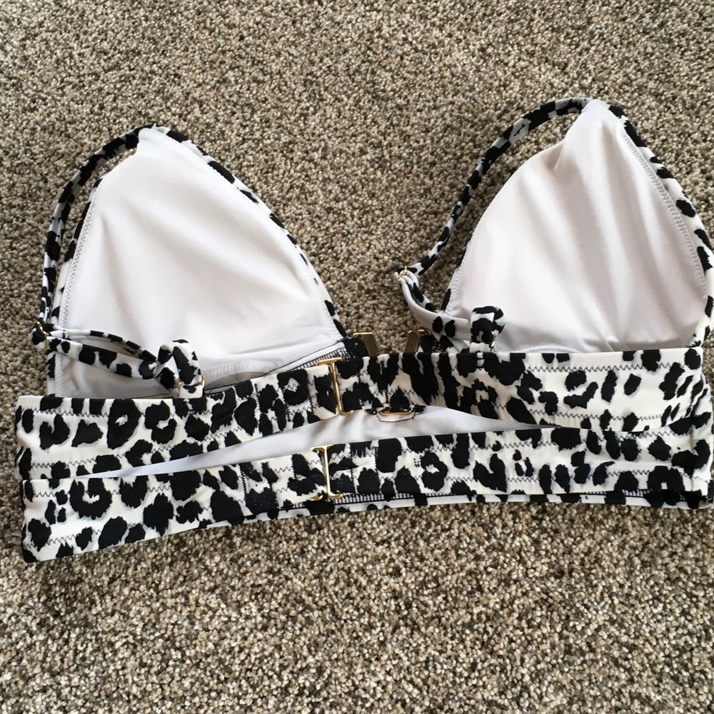Victoria's Secret Black and White Leopard Print Bikini Set - Picture 6 of 7